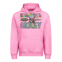 Fuchsia Pink beautiful crazy Urban Hoodie - CowhideDigitalArt