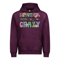 Mauve Wine beautiful crazy Urban Hoodie - CowhideDigitalArt