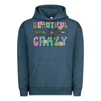 Pigment Midnight Navy beautiful crazy Urban Hoodie - CowhideDigitalArt