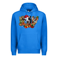 True Royal Christmas Joy Cow Premium Hoodie - CowhideDigitalArt