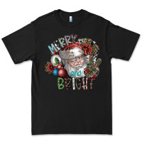 Black merry and bright Premium Tee - SublimationCraftShop