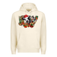 Tofu Christmas Joy Cow Premium Hoodie - CowhideDigitalArt