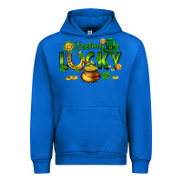 Cobalt feeling lucky Urban Hoodie - FaDigitalArtStudio