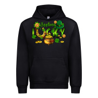Foreset Green feeling lucky Urban Hoodie - FaDigitalArtStudio