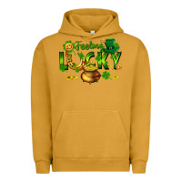 Pigment Peanut Butter feeling lucky Urban Hoodie - FaDigitalArtStudio