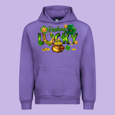 Feeling Lucky Urban Hoodie Designed By Fadigitalartstudio