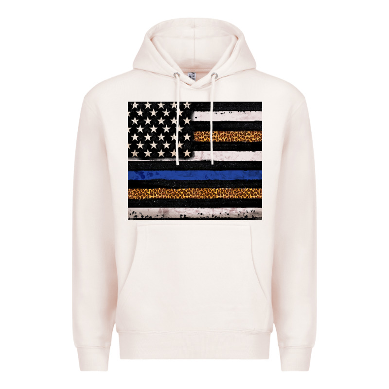 Back To Blue Usa Flag Leopard Police 20oz Tumbler Premium Hoodie by Neo Western | Teevron