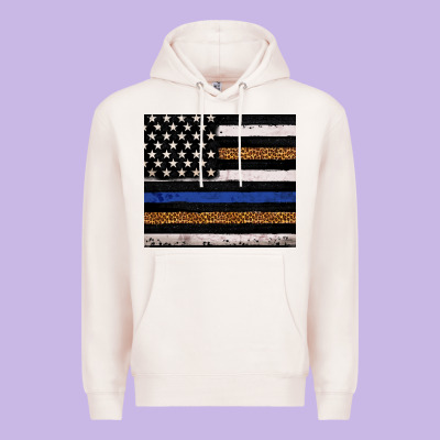 Back To Blue Usa Flag Leopard Police 20oz Tumbler Premium Hoodie Designed By Neo Western