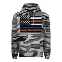 Slate Camo Back to blue USA flag leopard police 20oz tumbler Premium Hoodie - Neo Western