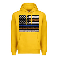 Lemon Back to blue USA flag leopard police 20oz tumbler Premium Hoodie - Neo Western