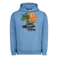 Pigment Pebble Blue summer vibes Urban Hoodie - SublimationCraftShop