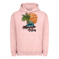 Pigment Salmon summer vibes Urban Hoodie - SublimationCraftShop