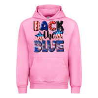 Fuchsia Pink Back the blue 4th of july Urban Hoodie - CowGirlArtShop