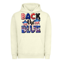 Pigment Pistachio Back the blue 4th of july Urban Hoodie - CowGirlArtShop