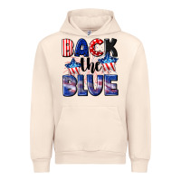 Sandshell Back the blue 4th of july Urban Hoodie - CowGirlArtShop