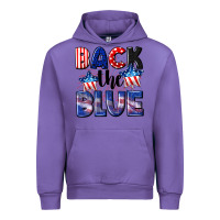 Tulip Back the blue 4th of july Urban Hoodie - CowGirlArtShop