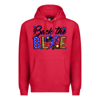 Cardinal Back the blue with lightning bolt Premium Hoodie - Neo Western
