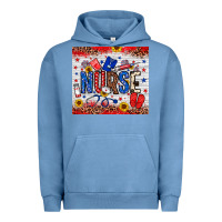 Pigment Pebble Blue American Nurse 20oz tumbler Urban Hoodie - Neo Western