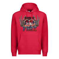 Cardinal Born to be free 4th of July Premium Hoodie - CowGirlArtShop