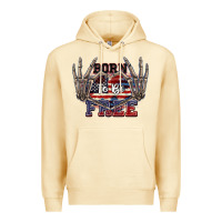 Pina Colada Born to be free 4th of July Premium Hoodie - CowGirlArtShop