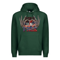 Sports Green Born to be free 4th of July Premium Hoodie - CowGirlArtShop
