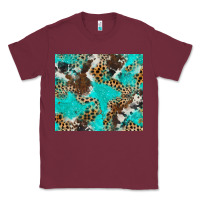 Burgundy cheetah cowhide tumbler Classic Tee - BarkalooDesign