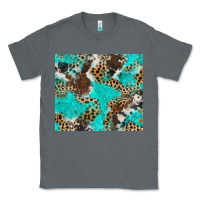 Charcoal Heather cheetah cowhide tumbler Classic Tee - BarkalooDesign