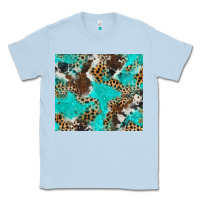 Dusty Blue cheetah cowhide tumbler Classic Tee - BarkalooDesign