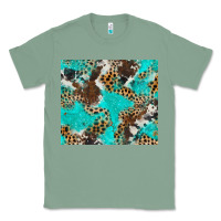 Sage cheetah cowhide tumbler Classic Tee - BarkalooDesign