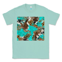 Seafoam cheetah cowhide tumbler Classic Tee - BarkalooDesign