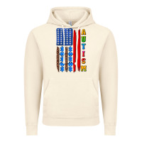 Vintage Artic autism american flag Vintage Hoodie - AdoDesignShop