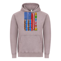 Vintage Zinc autism american flag Vintage Hoodie - AdoDesignShop