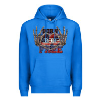 True Royal Born to be free 4th of July Premium Hoodie - CowGirlArtShop