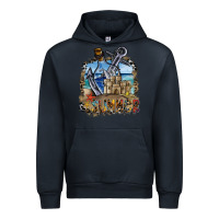 Navy summer Urban Hoodie - SublimationCraftShop