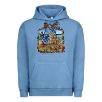 Pigment Pebble Blue summer Urban Hoodie - SublimationCraftShop
