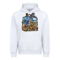 White summer Urban Hoodie - SublimationCraftShop