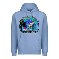 Colony Blue my favorite color is sunshine Premium Hoodie - SublimationCraftShop