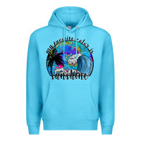 Ocean Blue my favorite color is sunshine Premium Hoodie - SublimationCraftShop