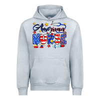 Heather Grey American Nurse Urban Hoodie - Neo Western