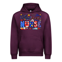 Mauve Wine American Nurse Urban Hoodie - Neo Western
