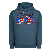 Pigment Midnight Navy American Nurse Urban Hoodie - Neo Western