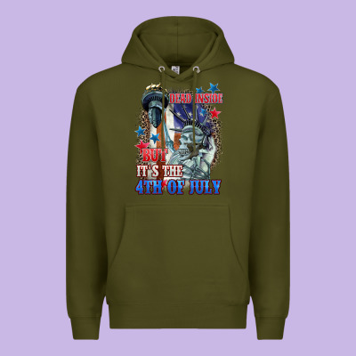 Dead Inside But It's The 4th Of July Premium Hoodie Designed By Cowgirlartshop