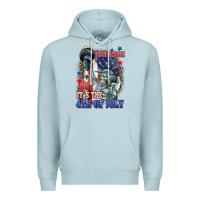 Blue Mist Dead inside but it's the 4th of July Premium Hoodie - CowGirlArtShop