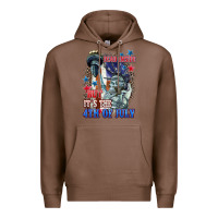 Chestnut Dead inside but it's the 4th of July Premium Hoodie - CowGirlArtShop