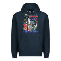 Navy Dead inside but it's the 4th of July Premium Hoodie - CowGirlArtShop