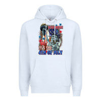 White Dead inside but it's the 4th of July Premium Hoodie - CowGirlArtShop