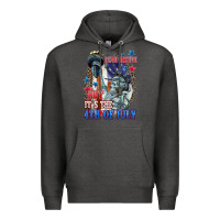 Charcoal Heather Dead inside but it's the 4th of July Premium Hoodie - CowGirlArtShop