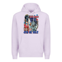 Lilac Dead inside but it's the 4th of July Premium Hoodie - CowGirlArtShop