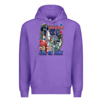 Purple Dead inside but it's the 4th of July Premium Hoodie - CowGirlArtShop