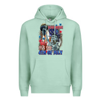 Seafoam Dead inside but it's the 4th of July Premium Hoodie - CowGirlArtShop